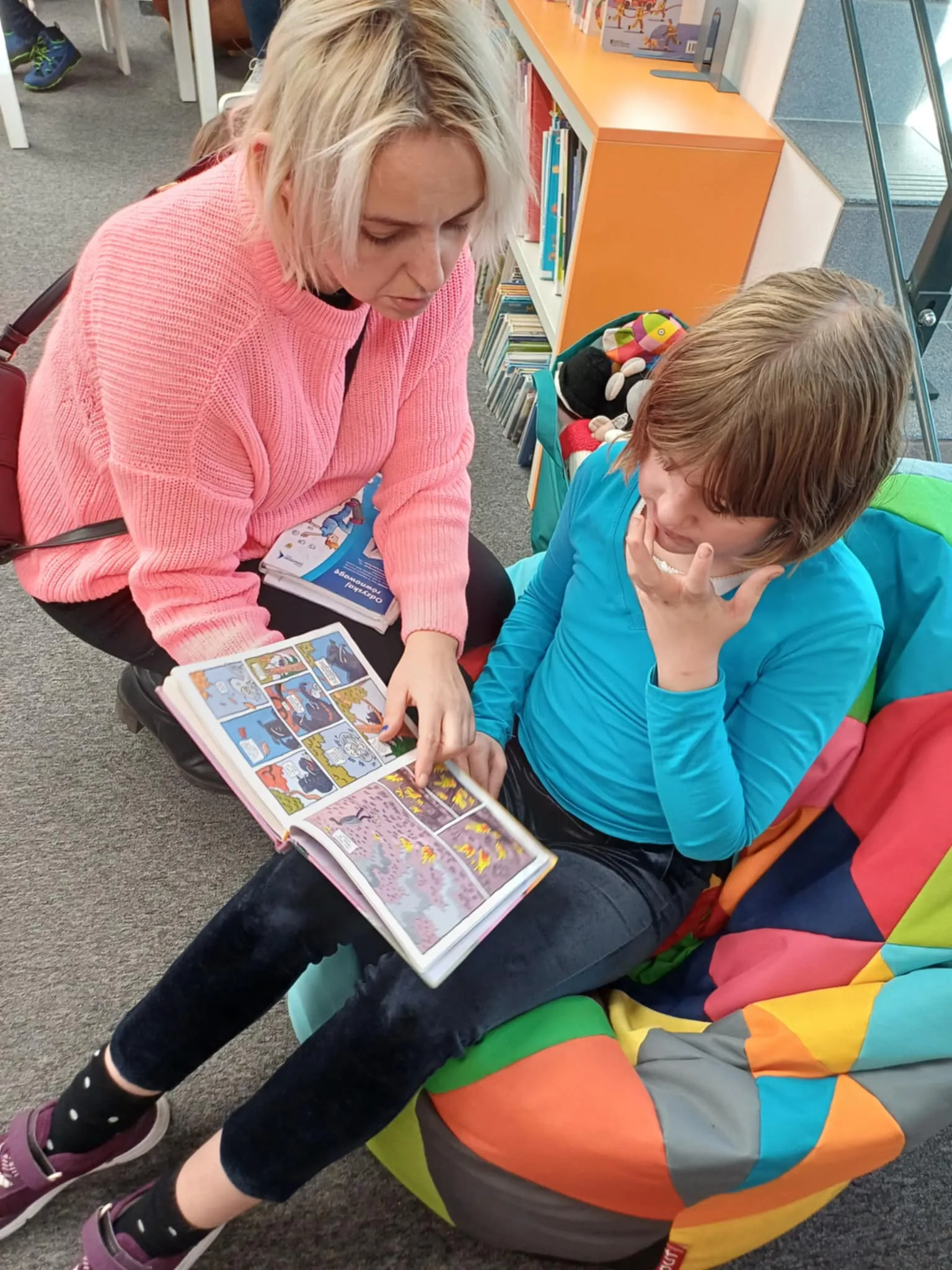 Warsztaty biblioteczne w Domu Kultury Kulturoteka