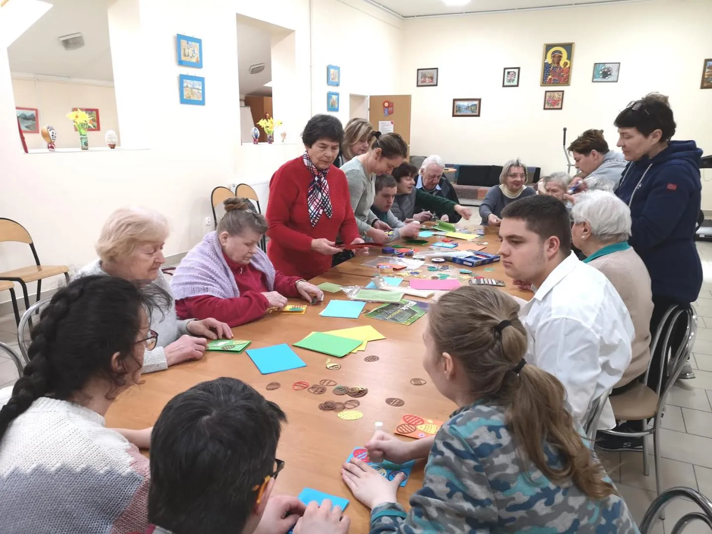 Warsztaty z Seniorami w Domu Dziennego Pobytu w Falenicy