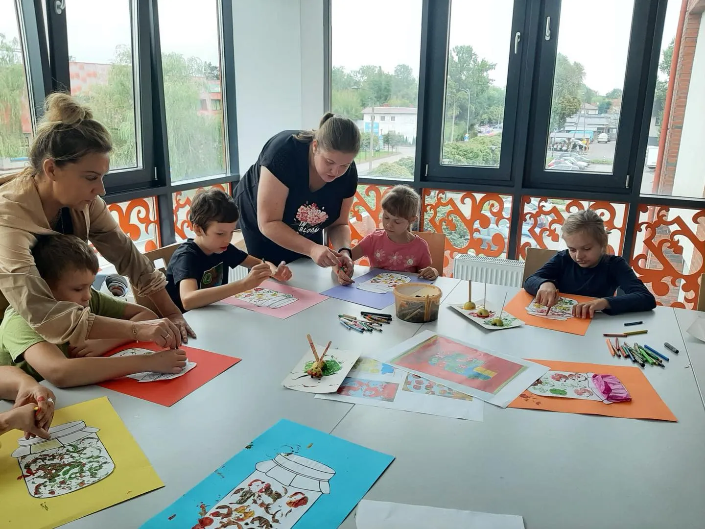 Zajęcia plastyczne w Kulturotece