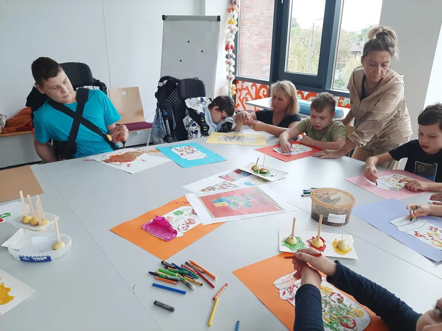 Zajęcia plastyczne w Kulturotece