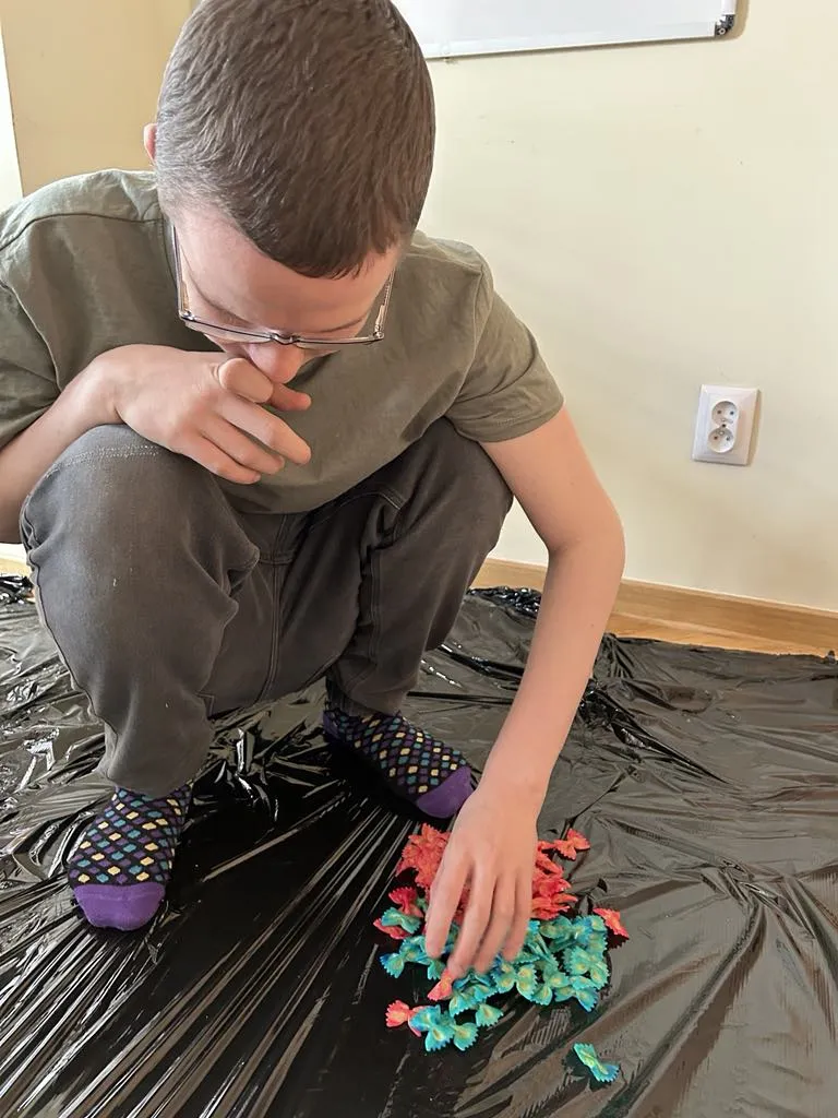 Wiosenne inspiracje na zajęciach z Sensoplastyki