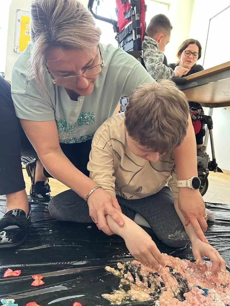 Wiosenne inspiracje na zajęciach z Sensoplastyki