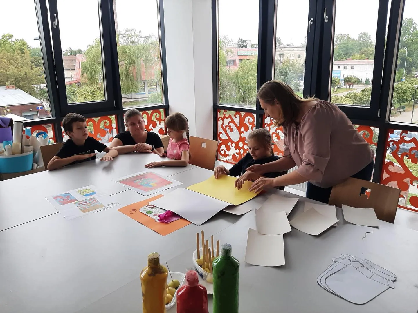 Zajęcia plastyczne w Kulturotece