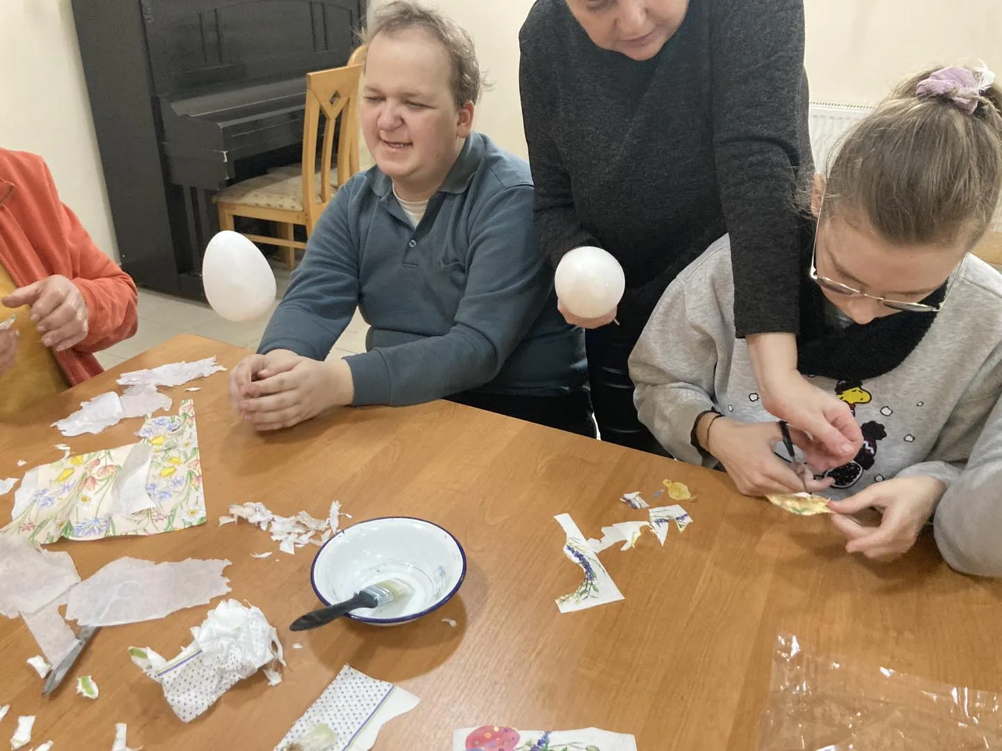 Warsztaty świąteczne w Domu Dziennego Pobytu