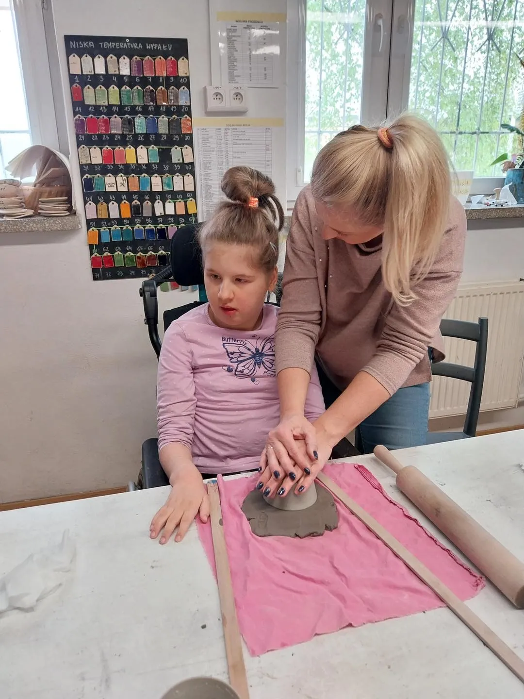 Zajęcia z ceramiki w WCK Aleksandrów