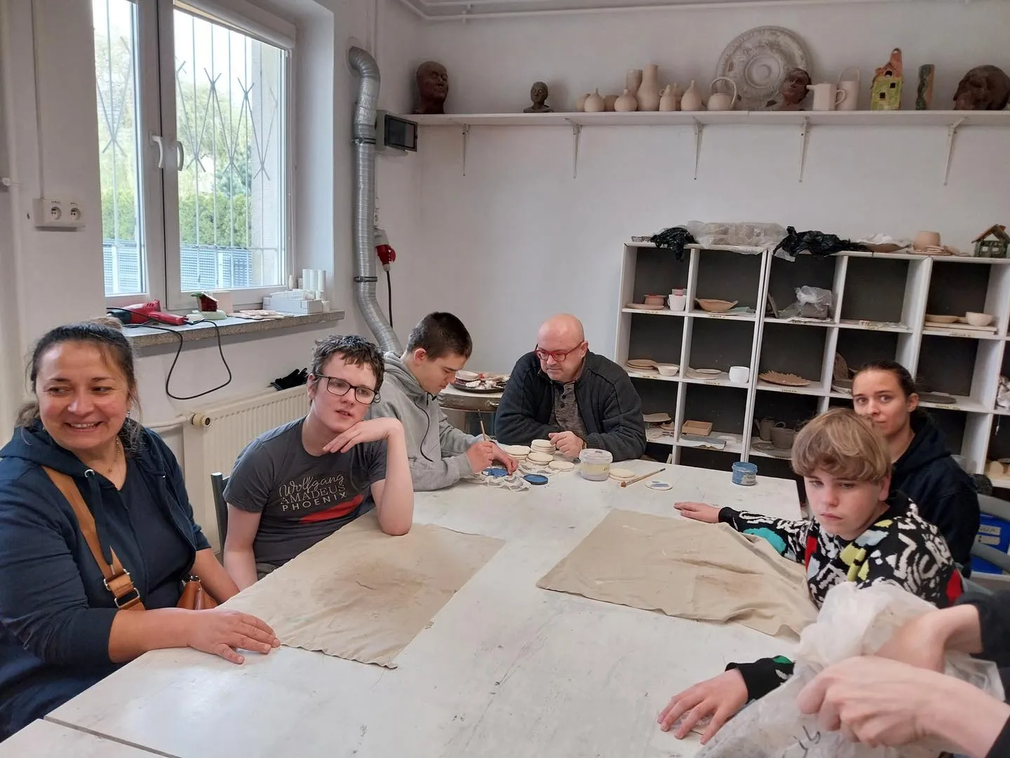 Zajęcia z ceramiki w WCK Aleksandrów