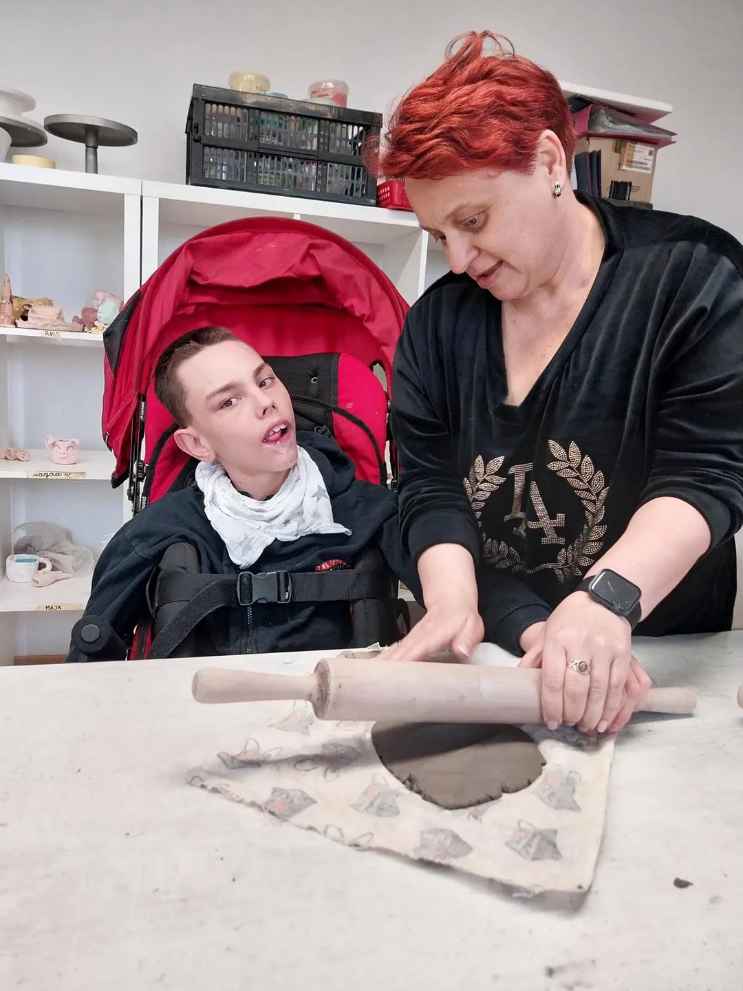 Zajęcia z ceramiki w WCK Aleksandrów