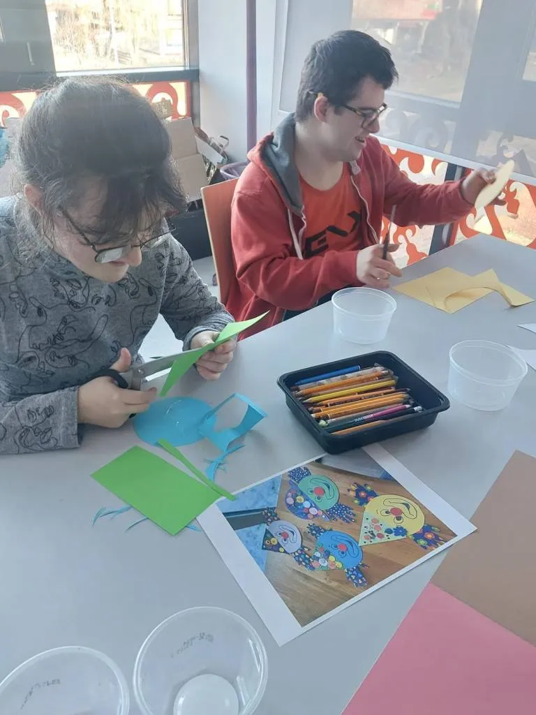 Zajęcia plastyczne w Kulturotece