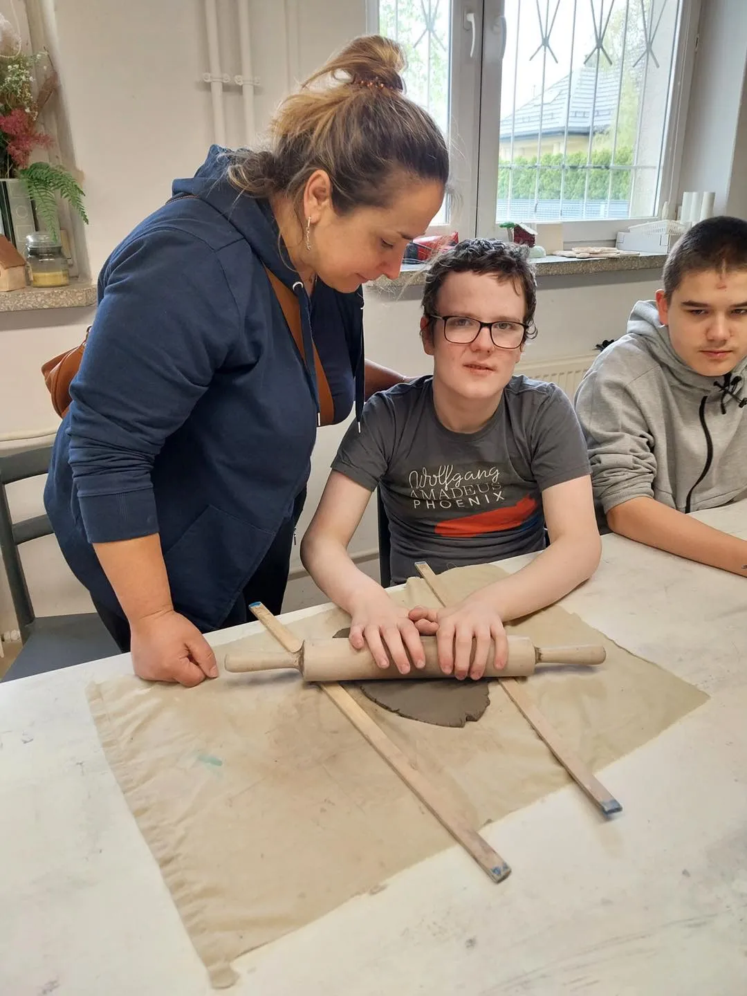 Zajęcia z ceramiki w WCK Aleksandrów