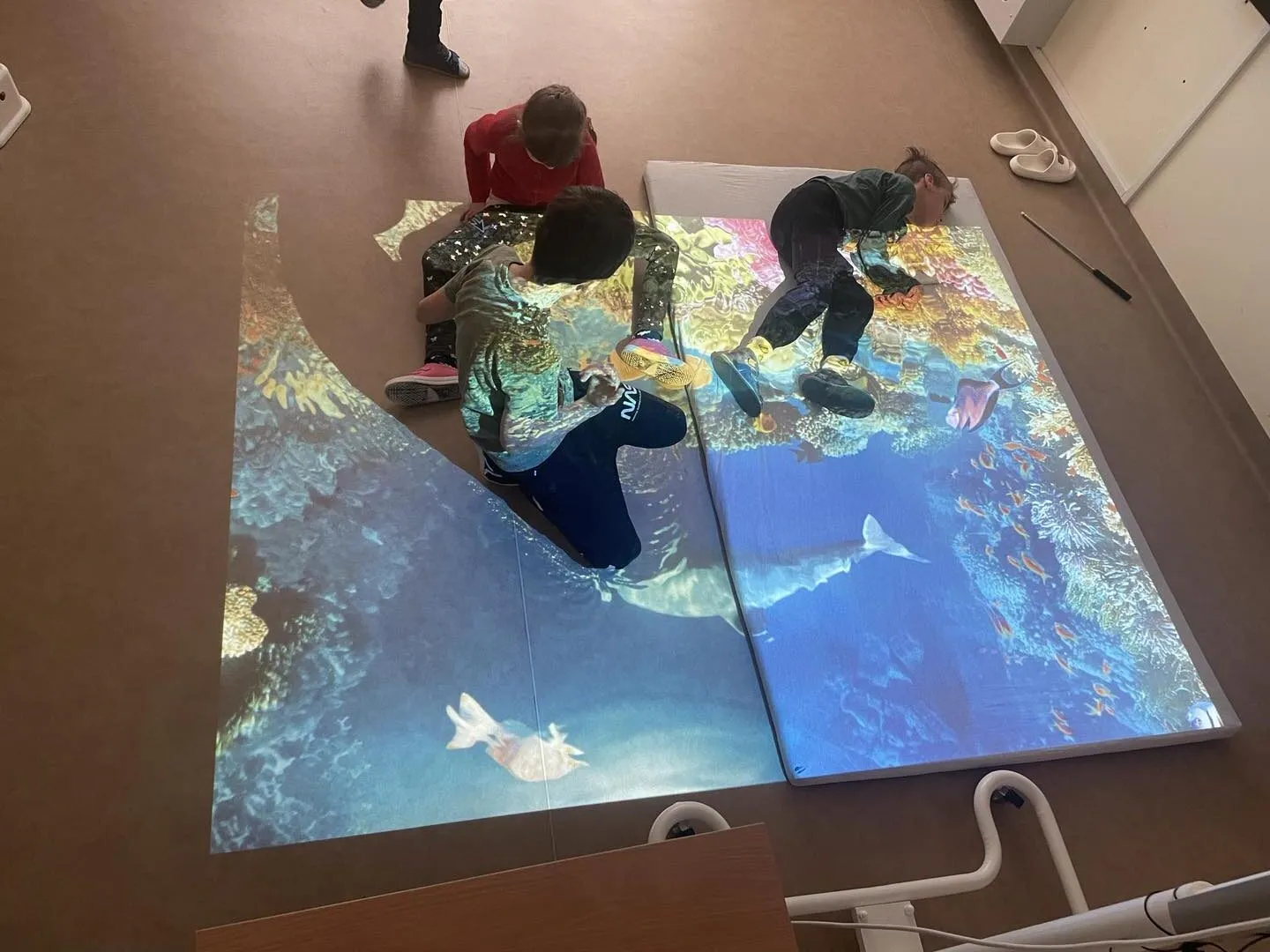 Zajęcia z podłogą interaktywną