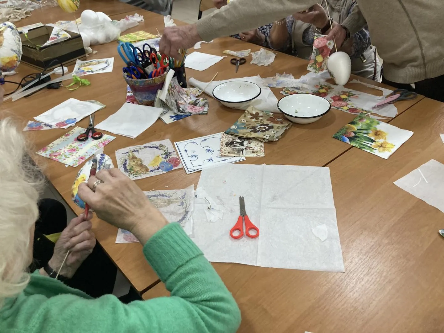 Warsztaty świąteczne w Domu Dziennego Pobytu