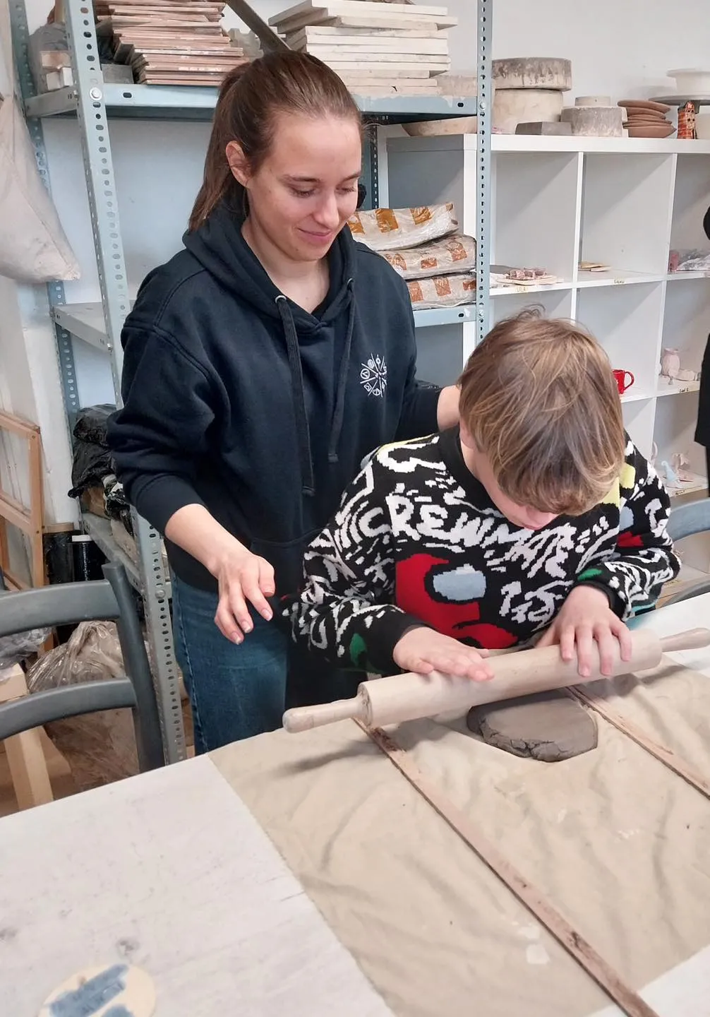 Zajęcia z ceramiki w WCK Aleksandrów