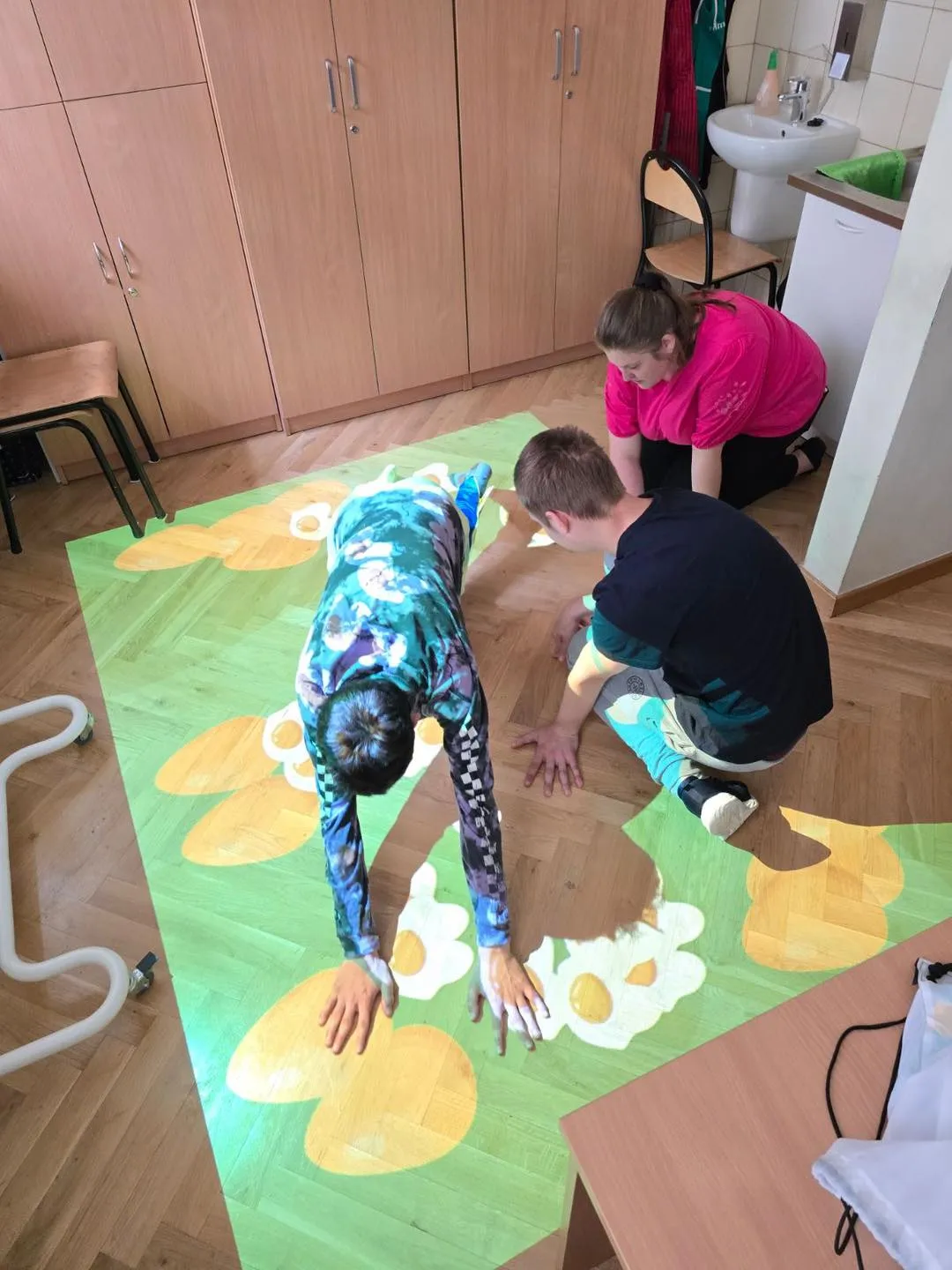 Zajęcia z podłogą interaktywną