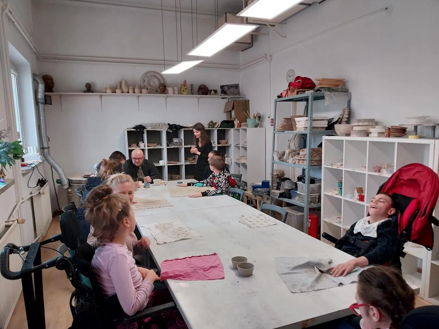 Zajęcia z ceramiki w WCK Aleksandrów