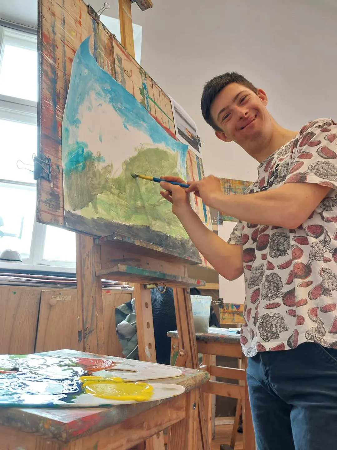 Było bardzo miło i kreatywnie. Dziękujemy p. Joannie za comiesięczne miłe spotkania i życzymy udanych wakacji. 🎨🌞🙂