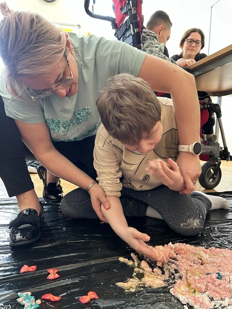 Wiosenne inspiracje na zajęciach z Sensoplastyki