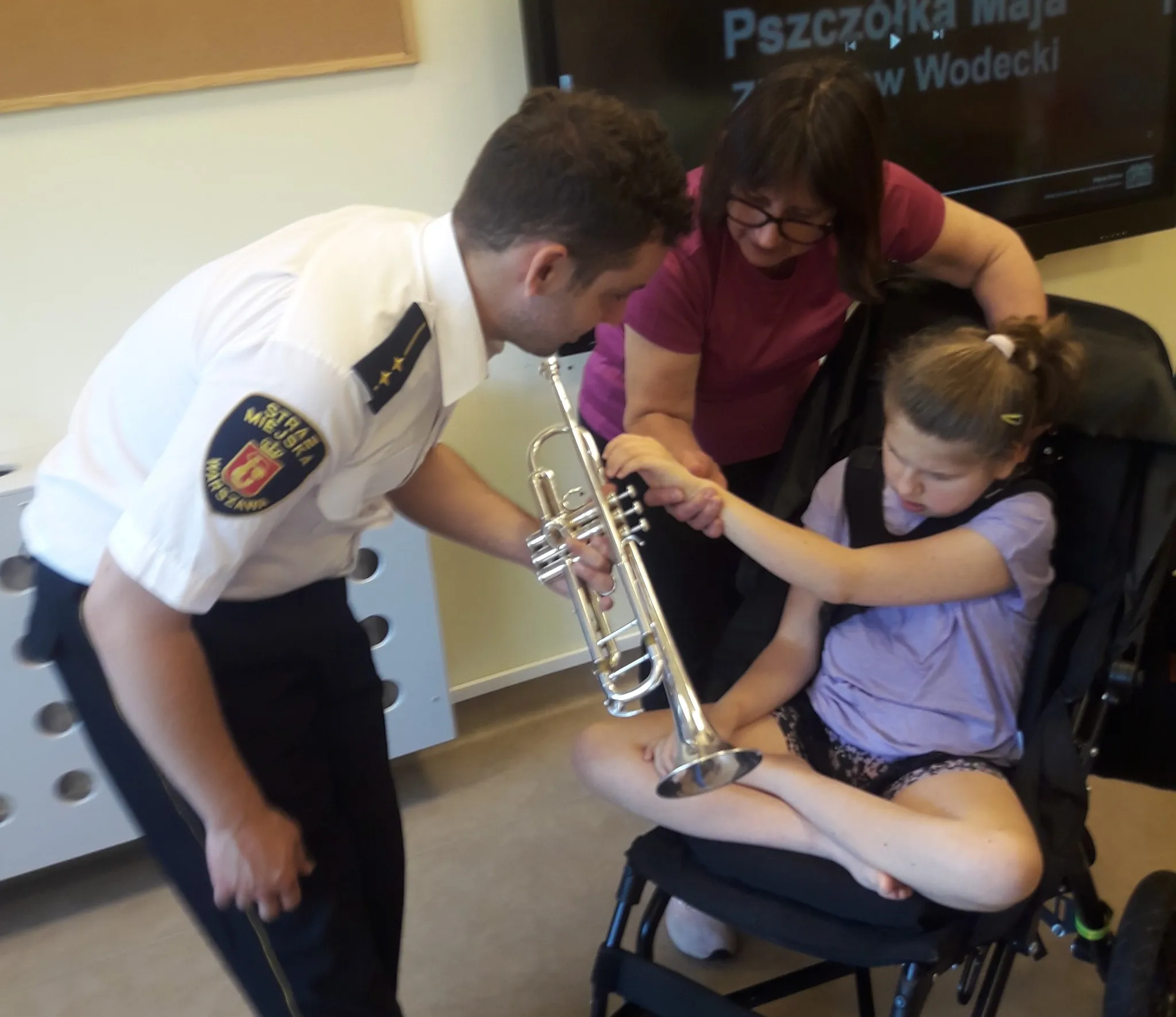 Wizyta warszawskiego hejnalisty