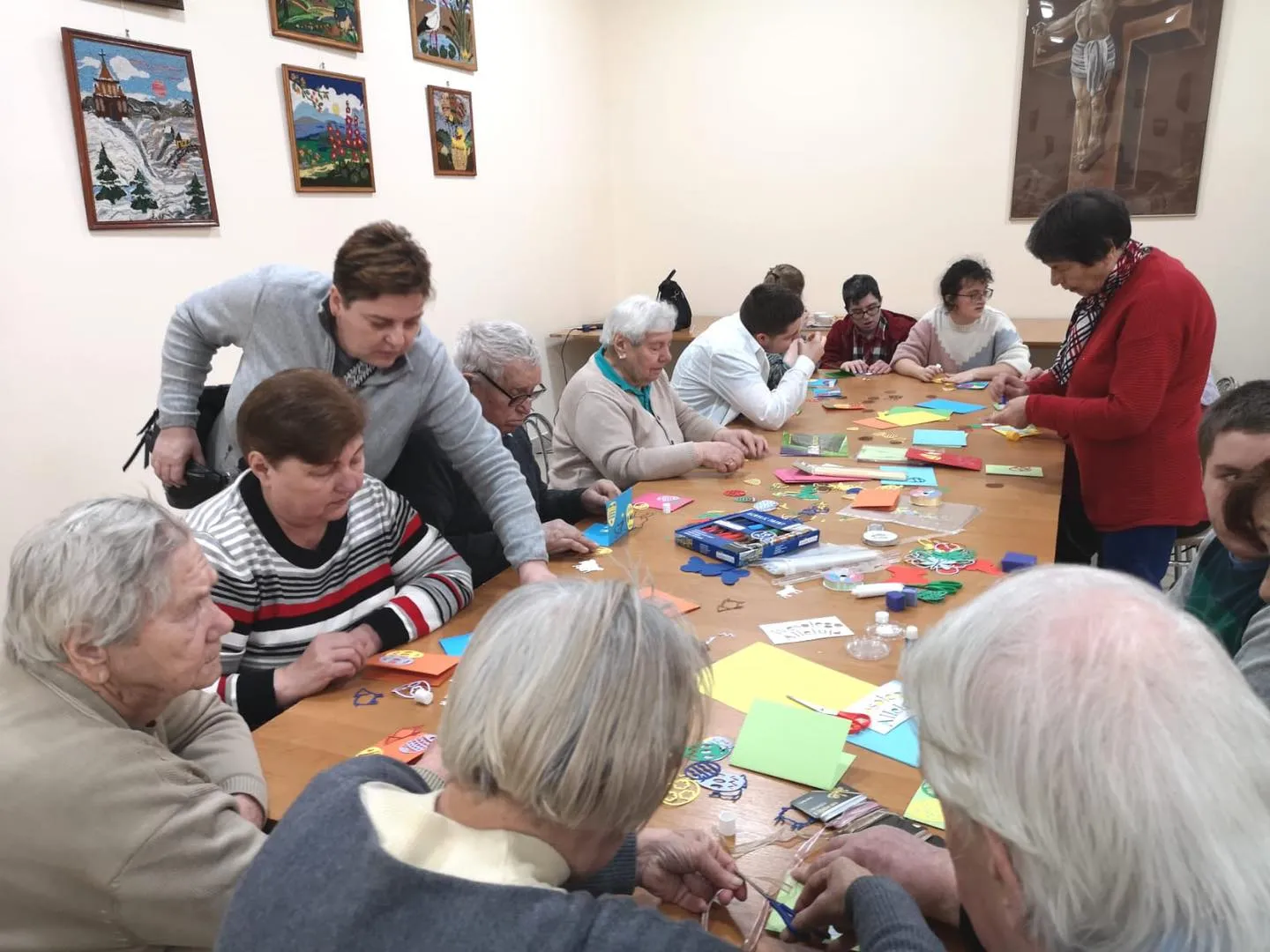 Warsztaty z Seniorami w Domu Dziennego Pobytu w Falenicy