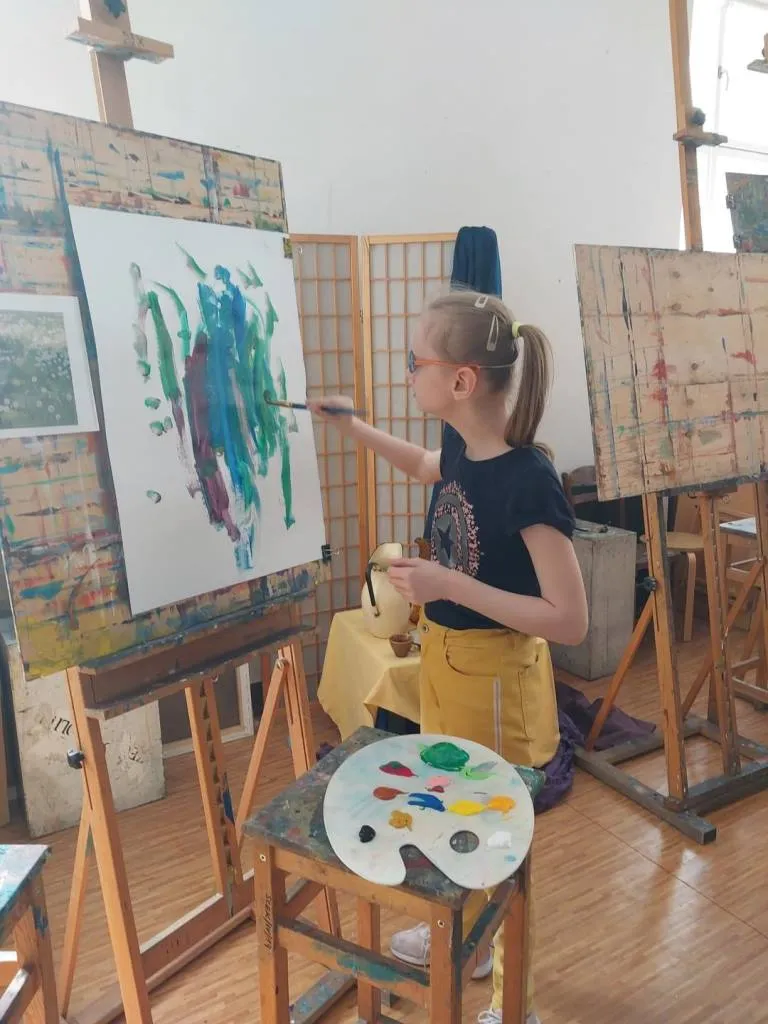 Zajęcia plastyczne w SCEK