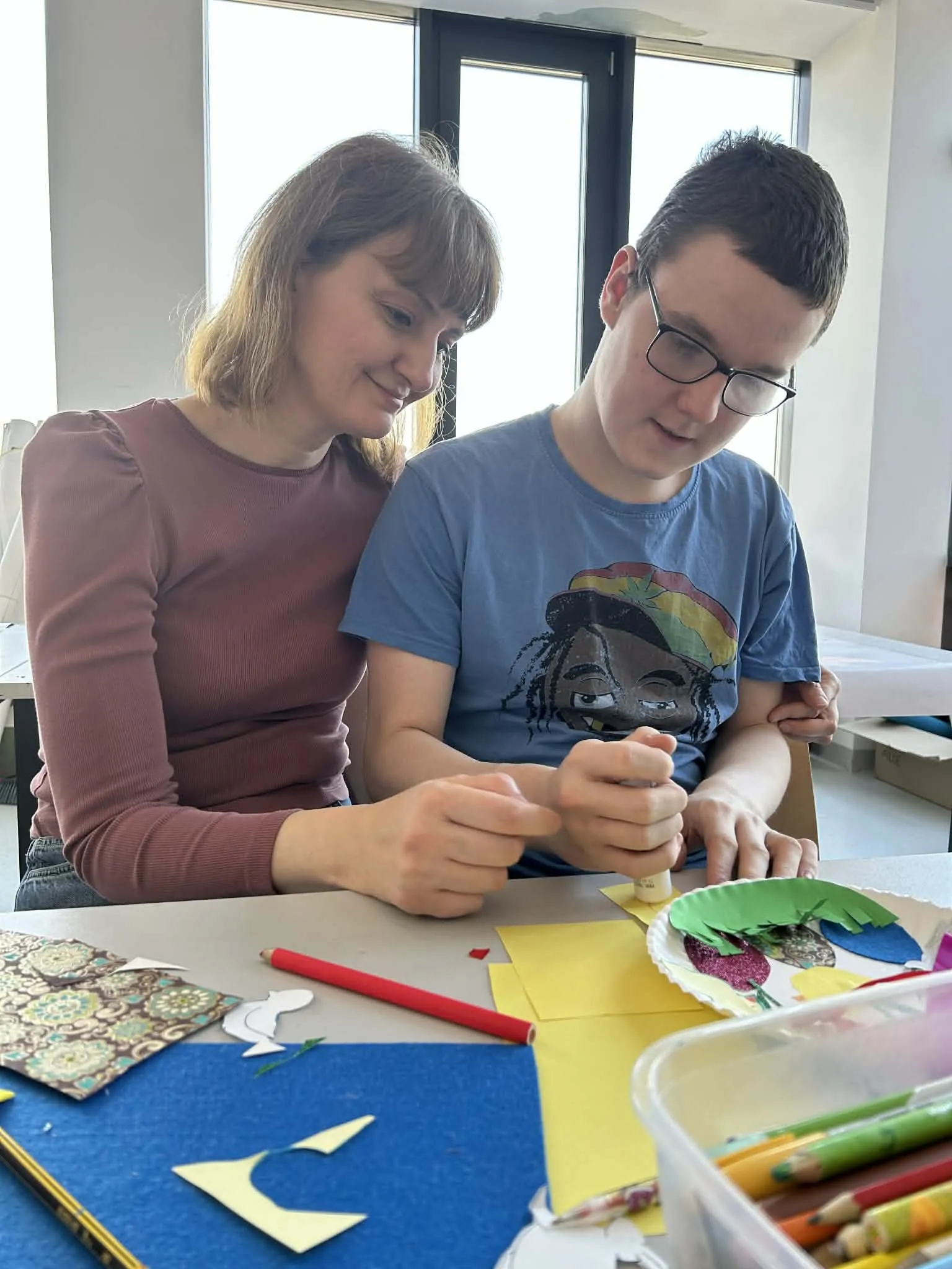 Wielkanocny warsztat plastyczny uczen 1