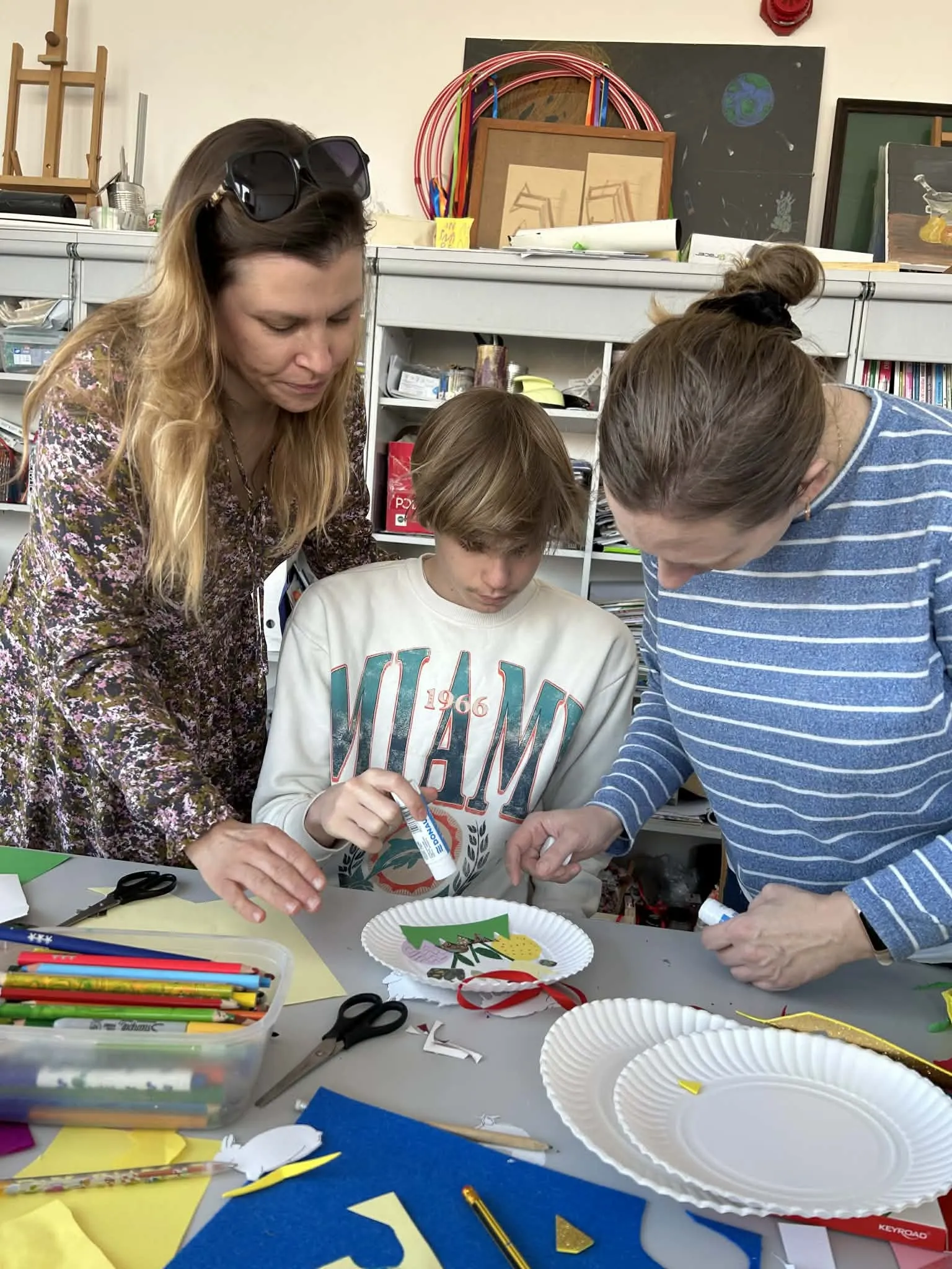 Wielkanocny warsztat plastyczny uczen 3